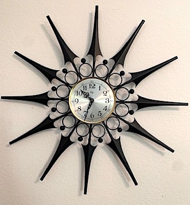 Mid Century Modern Wall Clock