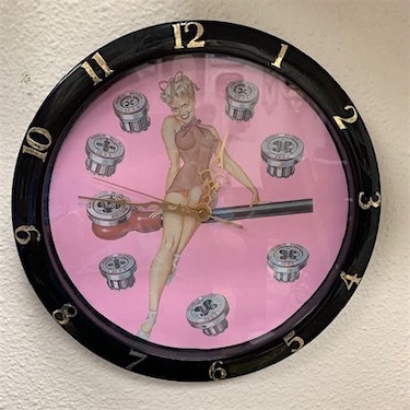 Pinups Wall Clock