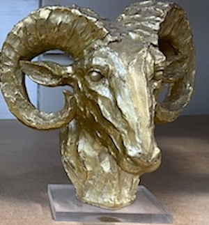 Gold Ram Decor