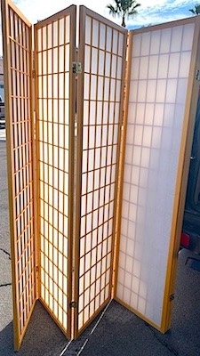 Asian Shoji Divider Screen 