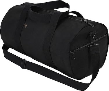 Canvas Duffle Bag Black