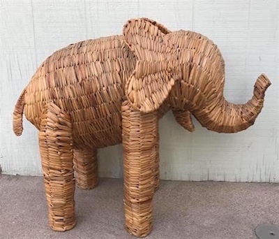 Garden Elephant Stool Planter