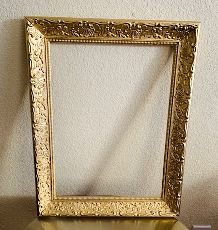  Large Ornate Light Gold Picture Frame