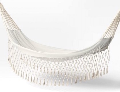 Fringe Trim Cream Hammock