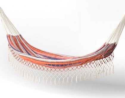 Fringe Trim Multicolor Hammock