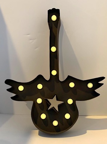 LED Winged Guitar