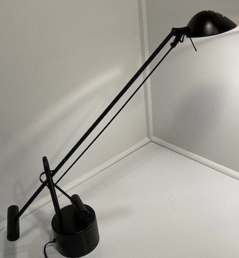 Mid Century Black Matte Industrial Articulated Drafting Desk Lamp