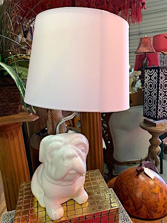 Bulldog Novelty Lamp