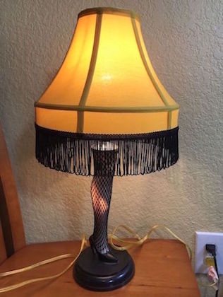 Small Boudoir Leg Lamp