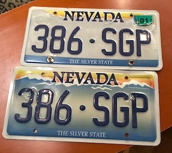 Nevada Auto License Plates