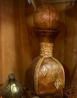 Spanish Leather Bound Decanter