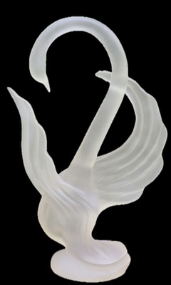 Vintage Lucite Acrylic Swan Sculpture