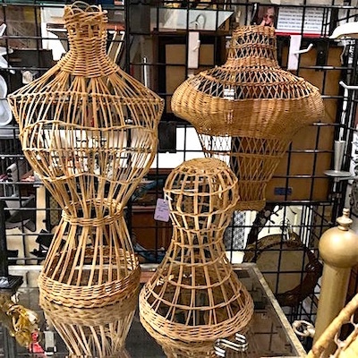 Vintage Natural Wicker Mannequin