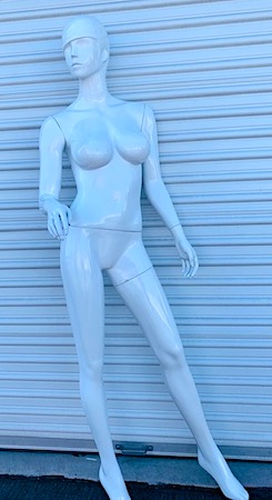 Vintage White Gloss Full Mannequin