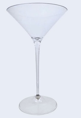Giant Martini Acrylic Glass 3Ft