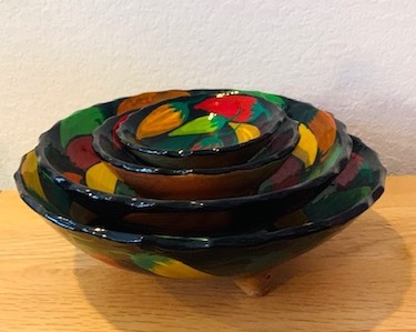 Mexican Ceramic Chilis Bowls