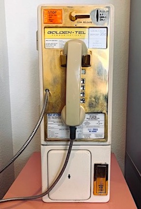 Vintage 1980s Telecom Payphone