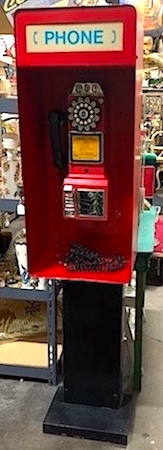 Vintage 1980s Payphone Floor Standing