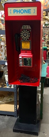 Vintage 1980s Payphone Floor Standing