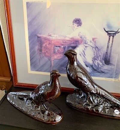 Glossy Porcelain Pheasants