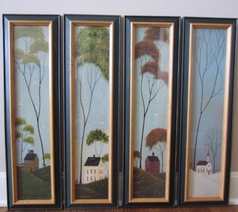 Warren Kimble Americana Folk Art Prints [Four Seasons] 