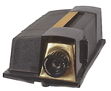 Vintage Kodak Opta-Matic Projector 35mm - Black/Gold