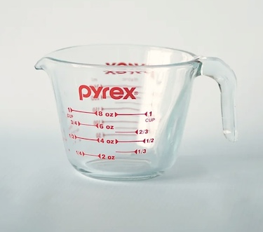 Pyrex Cups Assorted Sizes