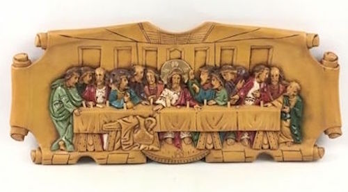 Last Supper Wood Wall Plaque