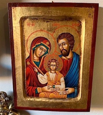 Vintage Madonna and Child Wall Picture