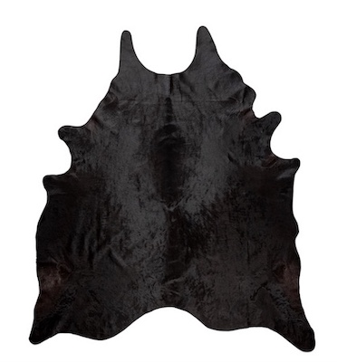 Black Brazilian Cowhide