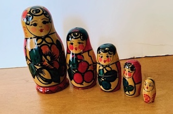 Small Russian Nesting Dolls