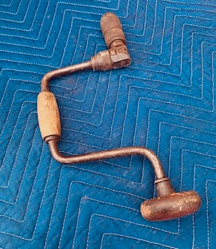 Vintage Rusty Hand Drill