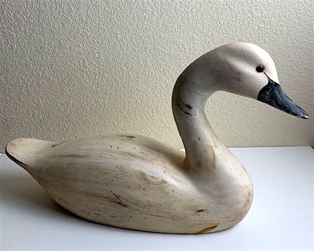 Large Swan Figurine