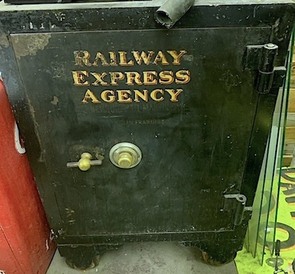 Antique Railway Express Agency Safe