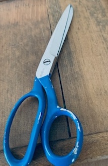 Vintage Blue Handle Wiss Scissors