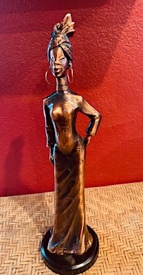 African Woman Statuette