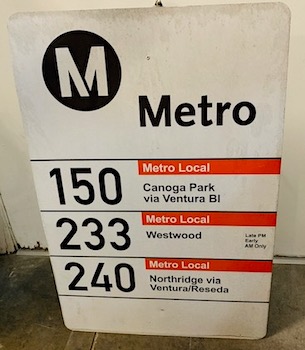 SoCal Metro Sign