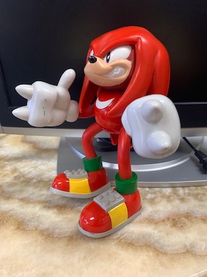 Sonic The Hedgehog  Knuckles Red Figure