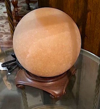 Himalayan Salt Lamp w Wooden Base