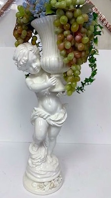 Cherub Holding Vase