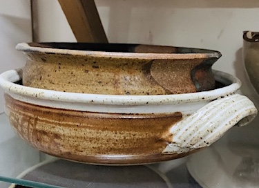 Handmade Lidded Stoneware Vessel