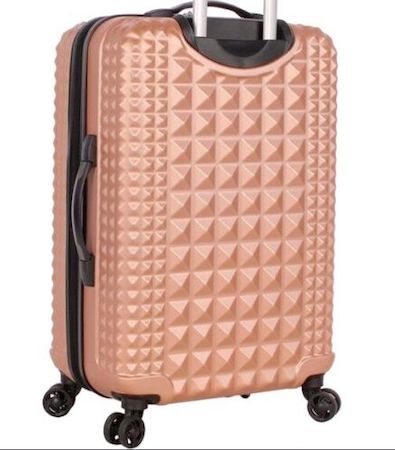 Rose Gold Madden Contemporary Suitcase