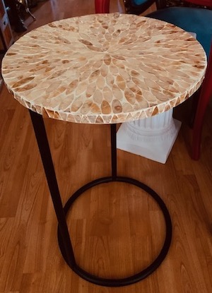 Capiz C Side Table Golden Sand