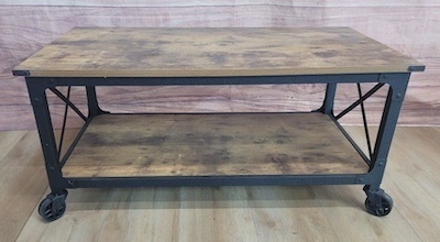 Vintage Style Industrial Rustic Coffee Table