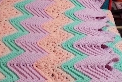 Crochet Chevron Afghan