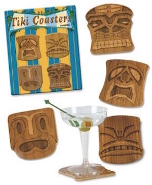 tiki coasters