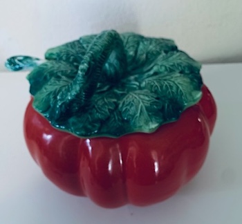 Vintage Italian Tomato Shaped Soup Tureen