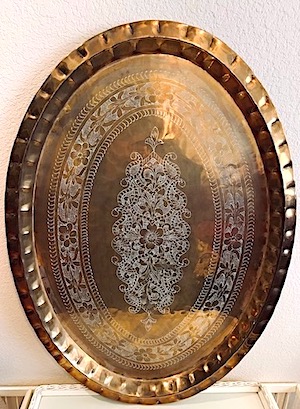 Large Oval Moroccan Tray