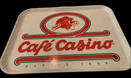 Vintage 1988 Cafe Casino Tray