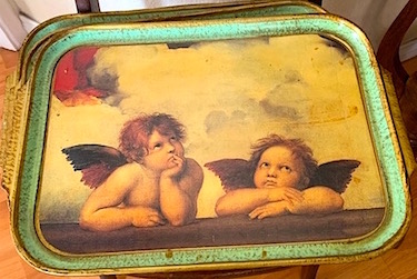 Florentine Raphael Cherubs Trays